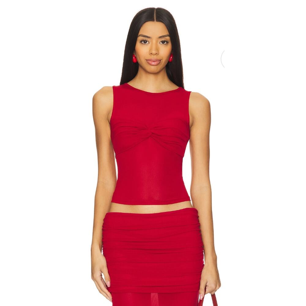 Runaway The Label Meila Red Top & Maxi Skirt Set Women’s S